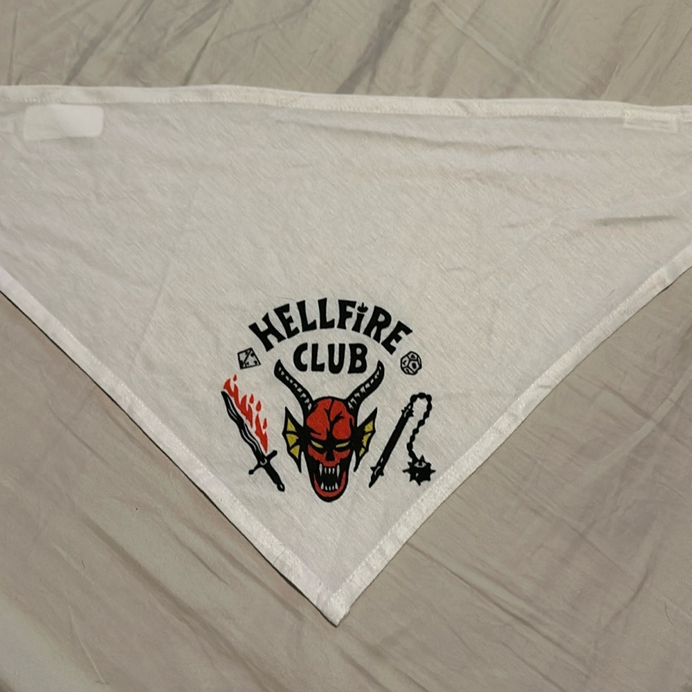 Dog Stranger Things bandana